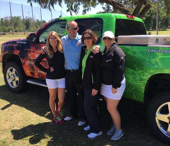 SERVPRO of Savannah at Fire Fighters golf tournament